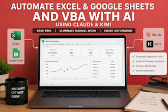 automate your excel google sheets and vba with ai using claude and kimi