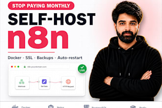 install and setup self hosted n8n on your vps with docker and ssl