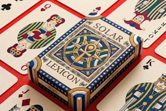design card game card box board game card mockup rule book playing cards card UI
