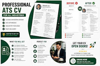 design an ats friendly resume and CV