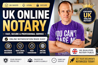 provide fast and secure UK online notary and notarization services