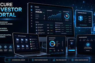 design fintech, venture deal portal, blockchain funding, angel investor website