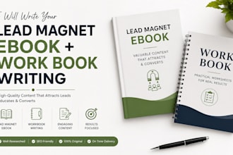 write lead magnet ebook workbook and pdf guide design
