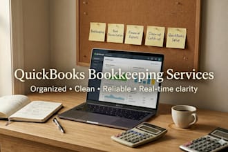 quickbooks bookkeeping and bank reconciliation cleanup