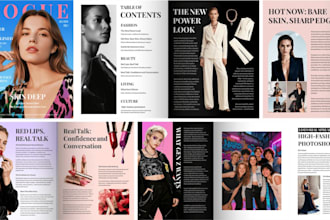 design magazine layout newspaper ad business flyer print ad design web banner