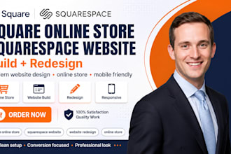 build square online store squarespace website and redesign