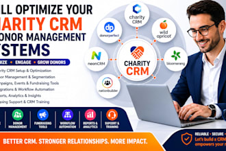 optimize charity CRM donorperfect wild apricot neon crm bloomerang nationbuilder