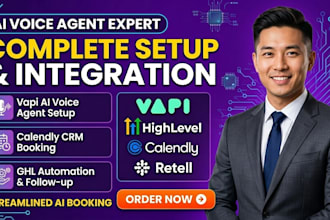 setup vapi ai voice agent with gohighlevel calendly CRM automation