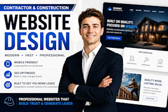 build a modern website for your contracting business