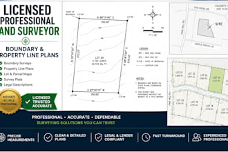 licensed professional land surveyor for boundary surveys and property lines