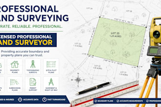 licensed professional land surveyor for boundary and property plans