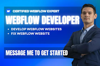 be your webflow developer, webflow expert, webflow website, fix webflow, webflow