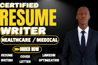 craft healthcare resume, cover letter and optimized linkedin