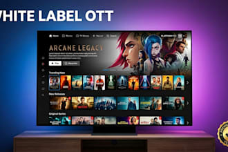 create a premium white label ott app for android TV firestick and smart TV