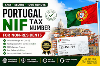 apply portugal nif tax number for non residents fast