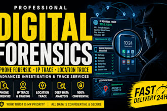 do digital forensics phone forensic IP trace IP tracing and location trace