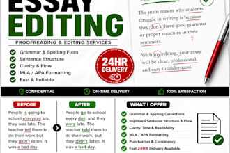 proofread and edit your essay professionally fast