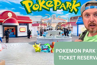 book pokemon theme park ticket pokepark pokemon cafe ghibli park pokepark kanto