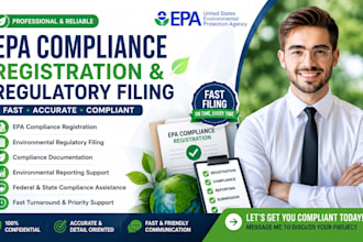 do epa compliance registation and environmental compliance and regulatory filing