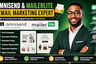 do omnisend email marketing mailerlite emailcampaign newsletter template design