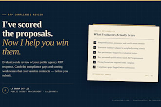 review your government rfp response for compliance and scoring gaps