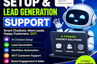 create ai chatbot support, chatbot lead