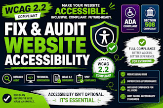 do wcag 2 2 fix and audit website accessibility, remediation,vpat compliances