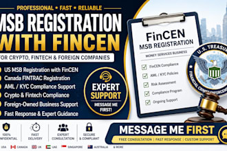 help register your crypto business as a US msb with fincen