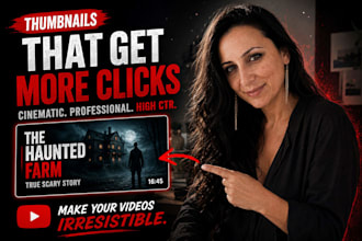 design youtube thumbnails with high CTR