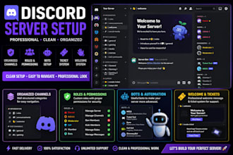professionally set up your discord server