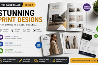 product catalogue, lookbook design, booklet, sellsheet, company profile, catalog