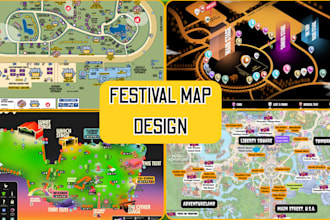 design modern festival event maps and concert stage layout plans online today