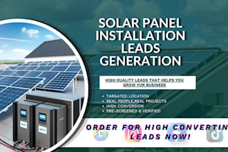 generate solar installation leads, homeowners leads, video ads