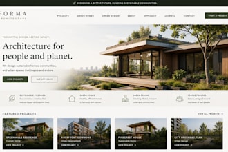 design squarespace architecture website green homes website urban design website