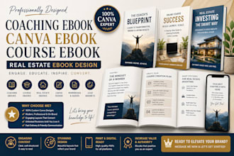 coaching ebook canva, canva ebook, course ebook canva, real estate ebook design