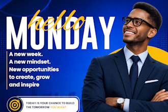 design modern flyer, poster and social media graphics