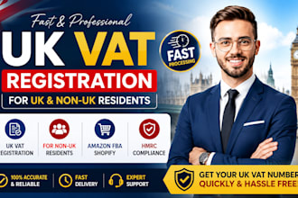 provide fast UK vat registration for overseas and UK companies for non resident