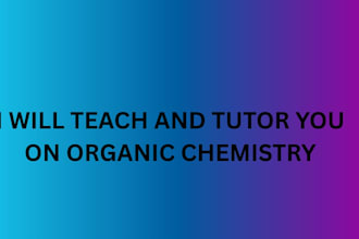 teach and tutor you on organic chemistry