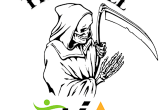 design custom grim reaper and edgy streetwear design