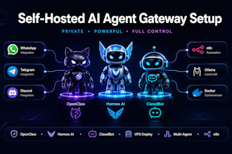 deploy self hosted autonomous ai agent gateways open claw hermes ai clawdbot vps