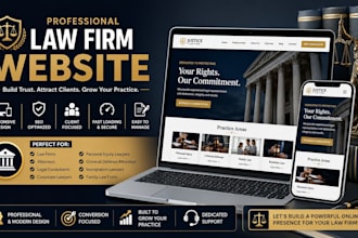 design attorney, notary, lawfirm website and wordpress immigration website