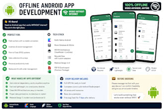 build an offline android app with kotlin and room database