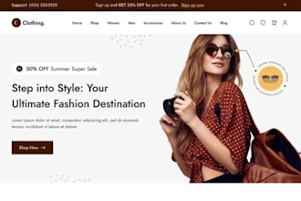 build squarespace fashion ecommerce website clothing brand website