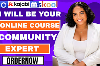 full skool community setup, course setup and ghl automation skool online skool
