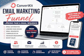 be convert kit  email marketing email sequence landing page email campaign