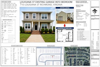 do garage conversion permit plans and 3d renders