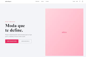 ecommerce website and admin panel