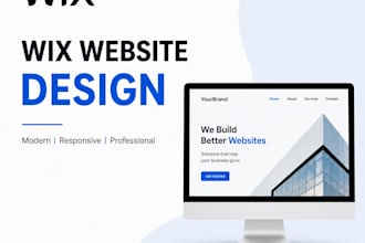 build a custom wix website with premium design