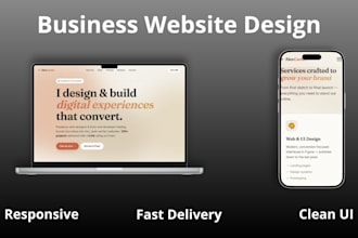 build a professional modern website