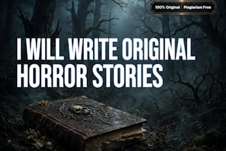 write original horror romance mystery fiction story